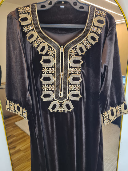 Robe Velours Modèle 07