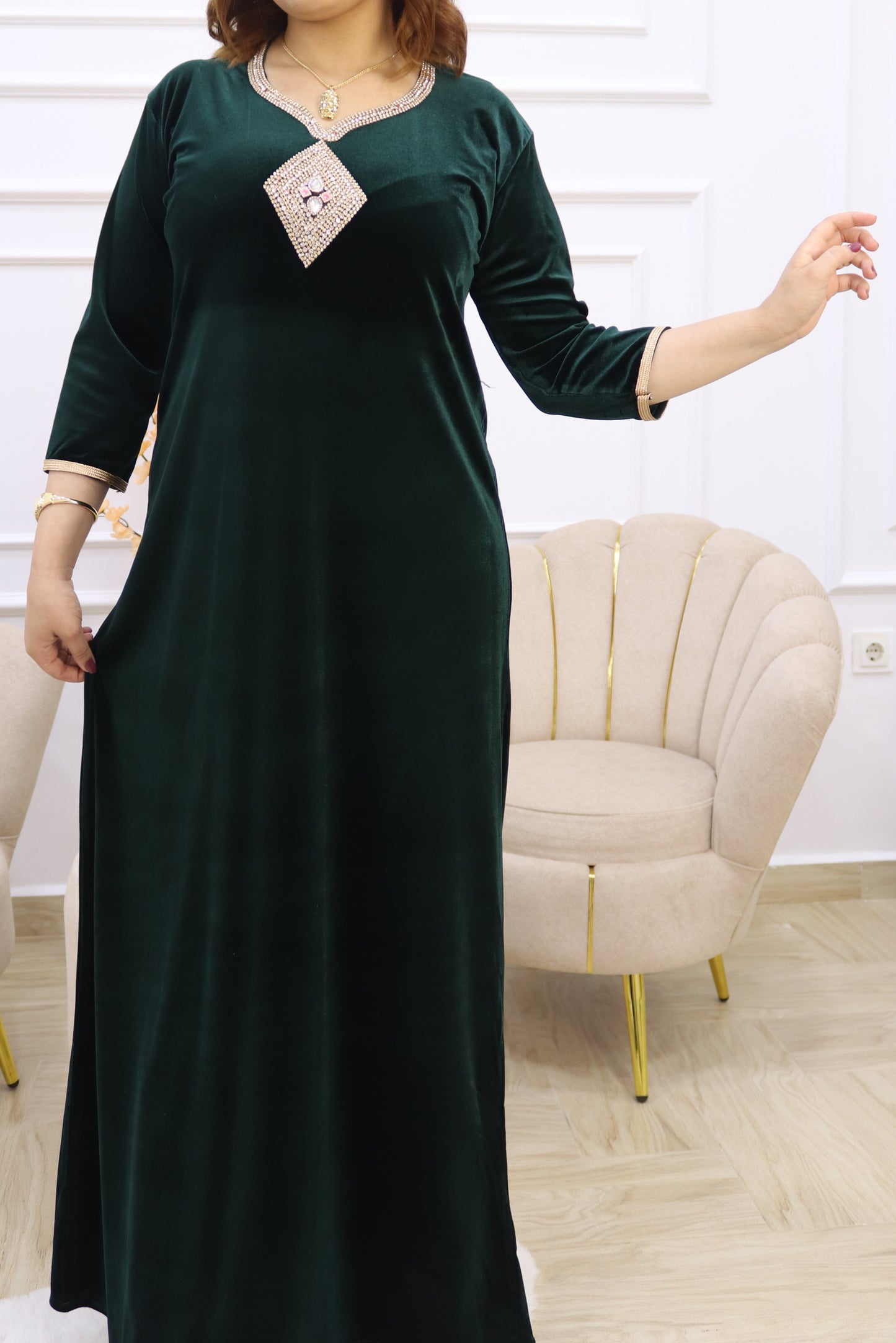 Robe Velours Modèle 02