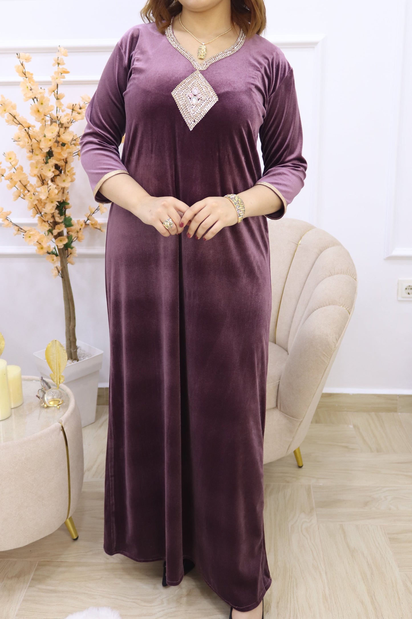 Robe Velours Modèle 02