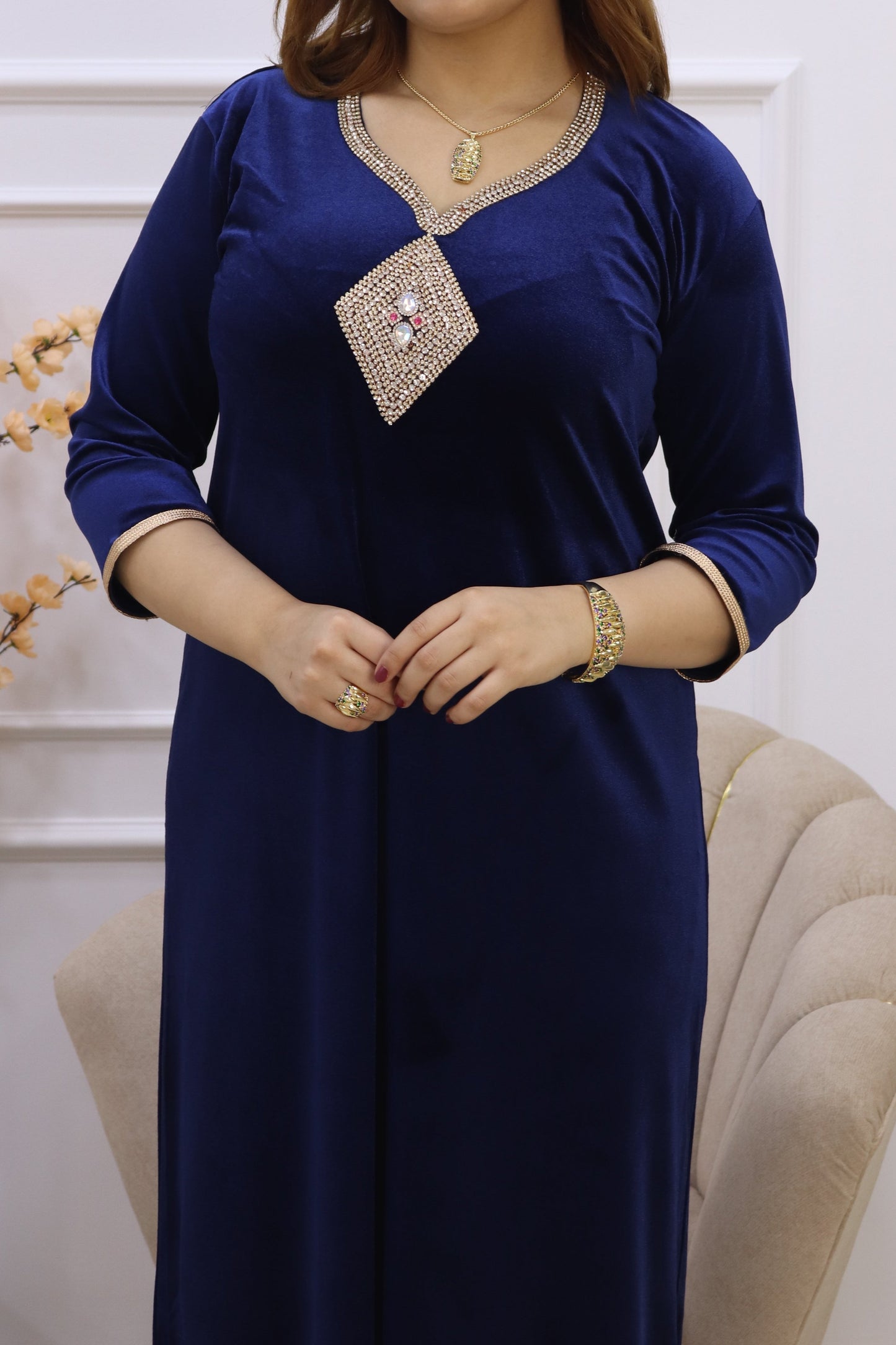 Robe Velours Modèle 02