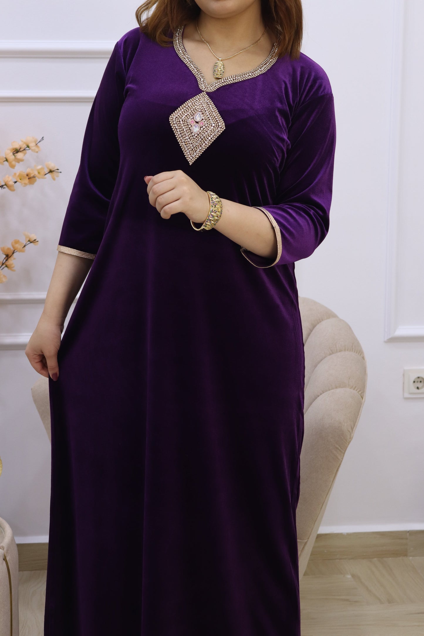 Robe Velours Modèle 02