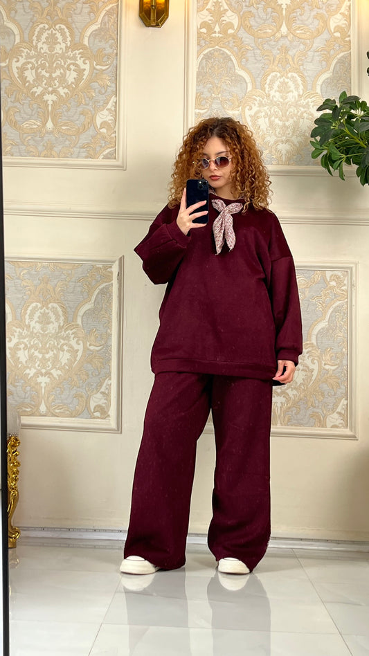 Ensemble Oversize en mouleton