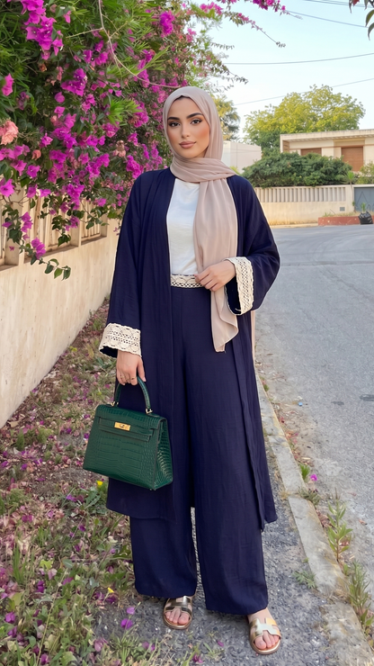 Ensemble Célia 2 Pièces OVERSIZE en Lin Froissé
