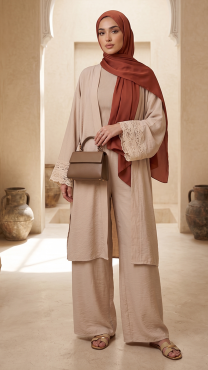 Ensemble Célia 2 Pièces OVERSIZE en Lin Froissé