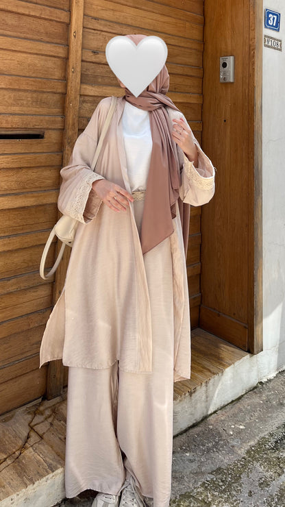 Ensemble Célia 2 Pièces OVERSIZE en Lin Froissé