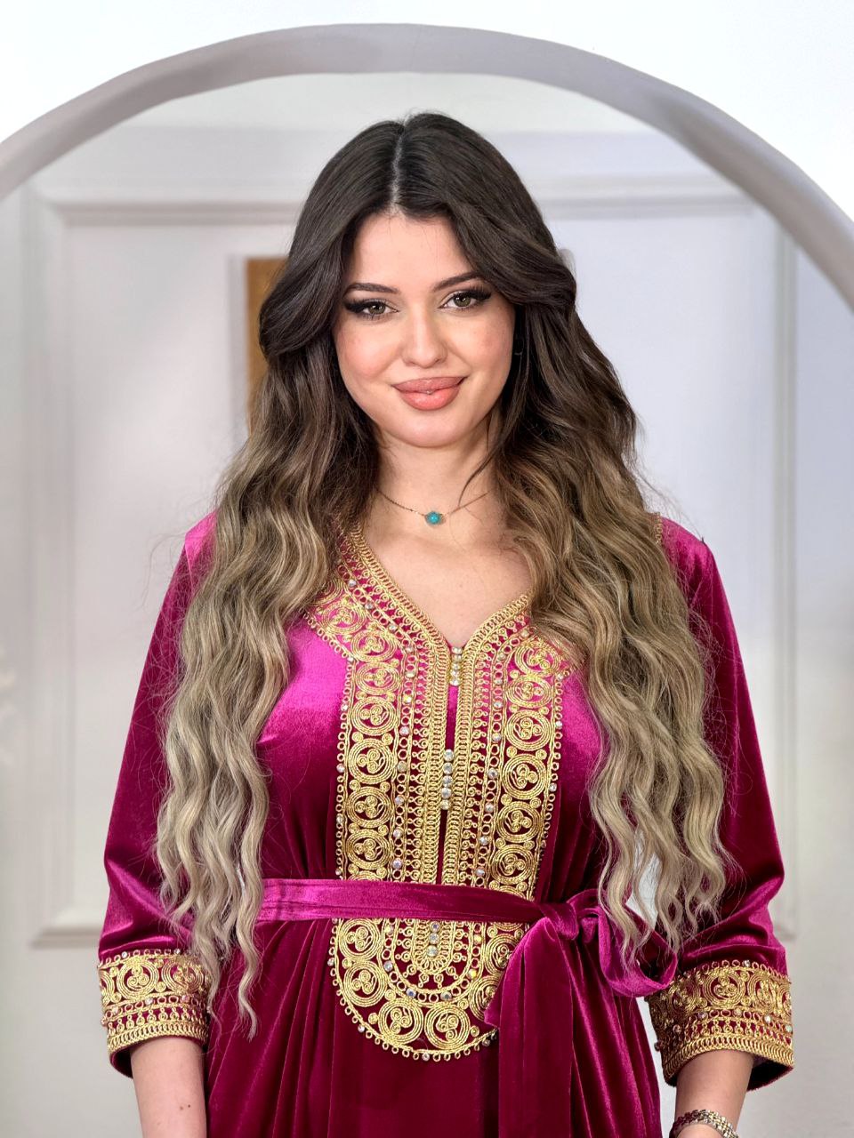 Robe Velours Modèle 06