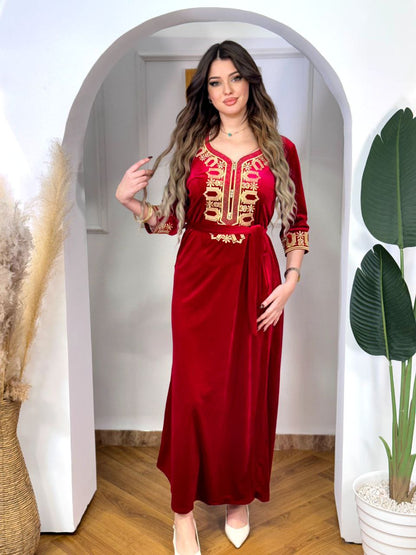Robe Velours Modèle 07