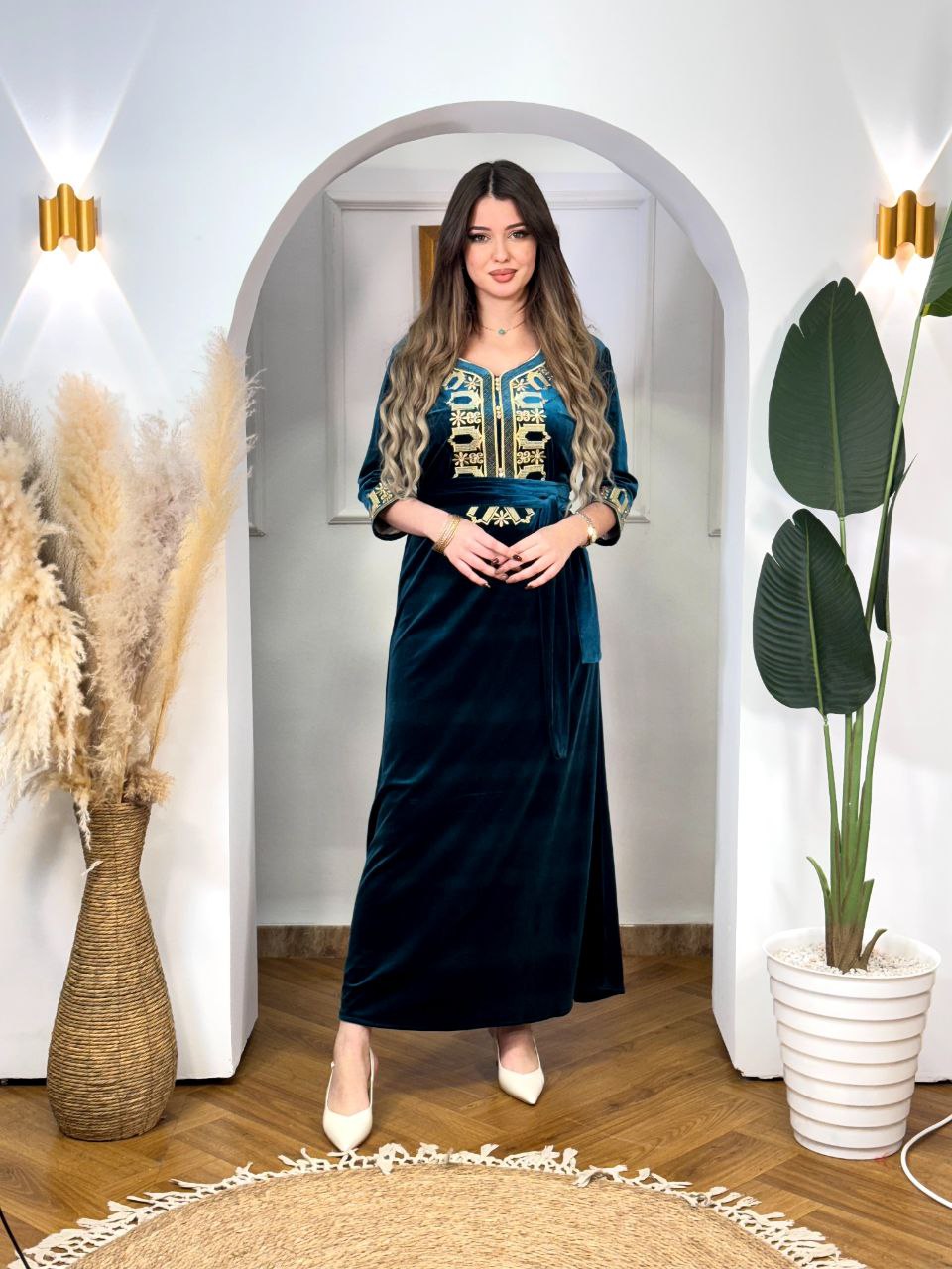 Robe Velours Modèle 07